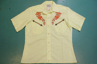 H Bar C Embroidered Western California Ranchwear Deadstock Pearl Snap Shirt