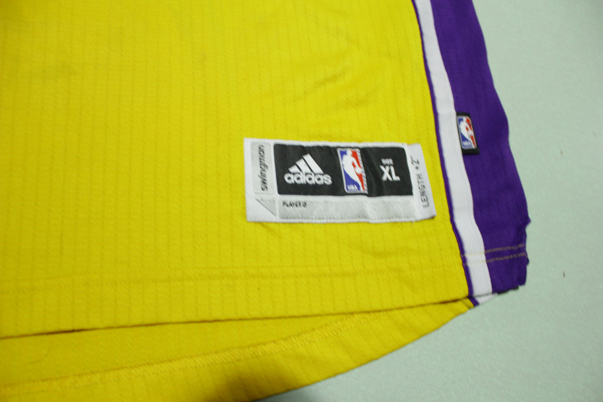 Jordan Clarkson #6 Los Angeles LA Lakers Adidas XL +2 Length Basketball Jerey