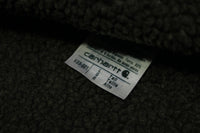 Carhartt V33 001 Traditional Duck Arctic Fleece Lined Barn Chore Coat Work Vest Jacket