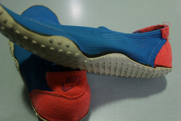 Nike Vintage 80's Neon Hot Pink Aqua Socks Waffle Water Shoes