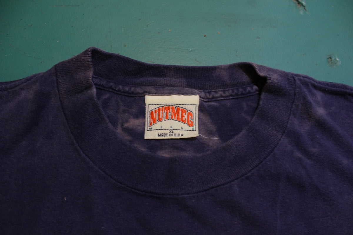 University of Illinois Disney Mickey Mouse Vintage 90's Nutmeg Mills USA T-Shirt