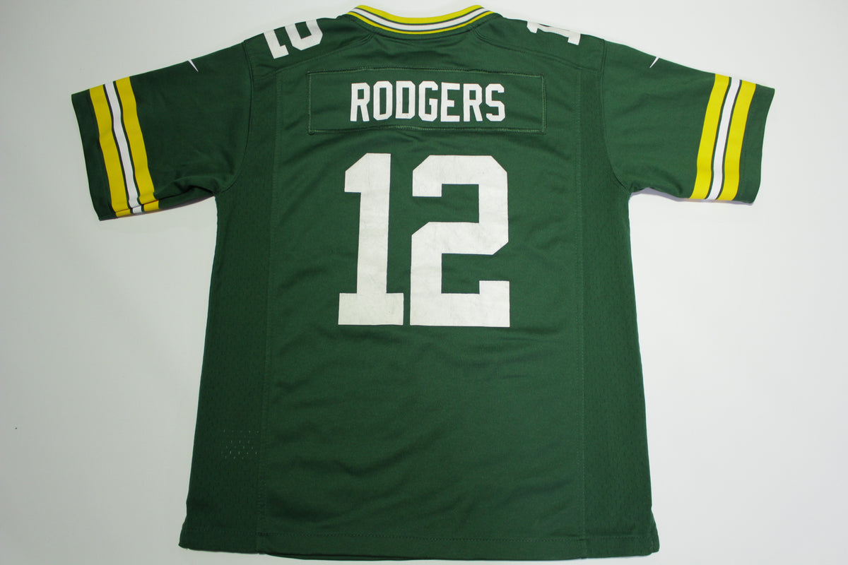 Aaron Rodgers Nike On Field #12 Green Bay Packers Jersey