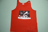 Shark Frenzy Vintage Hanes USA Single Stitch Tank Top 80's T-Shirt