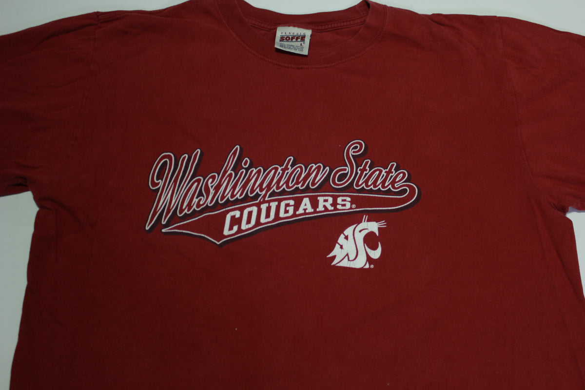 Washington State Cougars Vintage 90's WSU Soffe Classic Collegiate T-Shirt