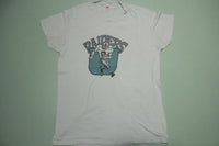 LA Raiders Vintage 80's Thin Single Stitch Los Angeles Football Hanes T-Shirt