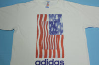 Adidas America Vintage 90's Made in USA Single Stitch Flag T-Shirt