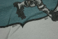LA Raiders Vintage 80's Thin Single Stitch Los Angeles Football Hanes T-Shirt