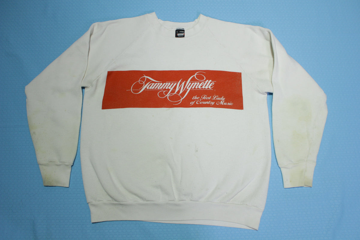 Tammy Wynette First Lady of Country Music Vintage 90's Screen Stars Crewneck Sweatshirt