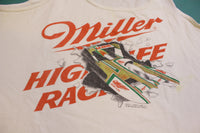 Miller High Life Racing Hydroplane 1988 Gary Ebert Vintage 80's Single Stitch Tank Top