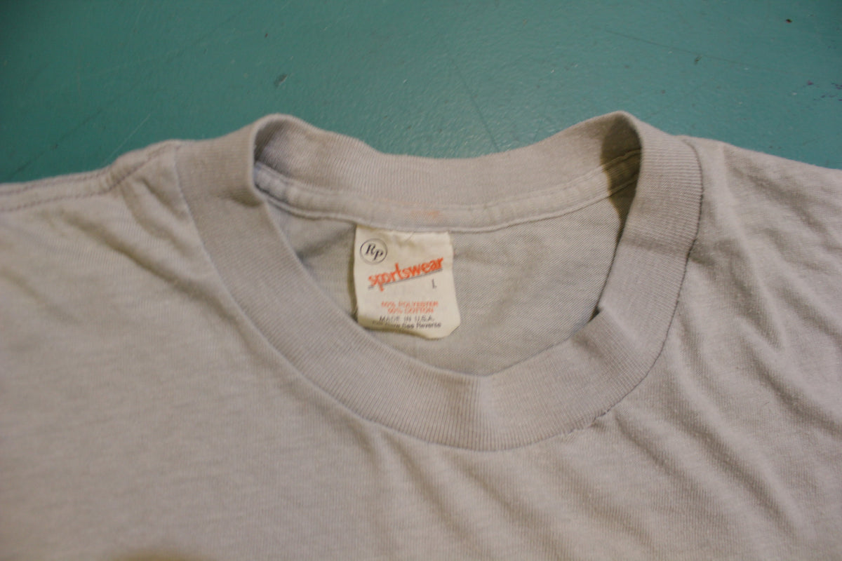Seaport River Run 1985 Vintage 80's Single Stitch T-Shirt