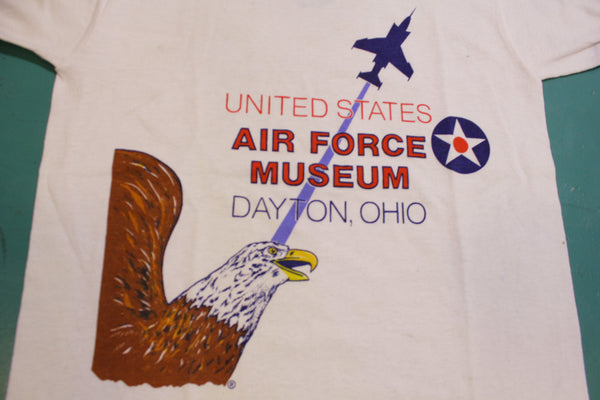 United States Air Force Museum Dayton Ohio Vintage 80's Ringer T-Shirt