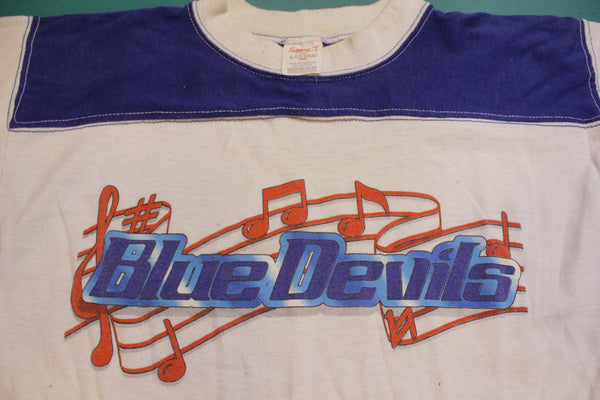 Blue Devils Drum & Bugle Corps Vintage 80's Single Stitch Stedman T-Shirt
