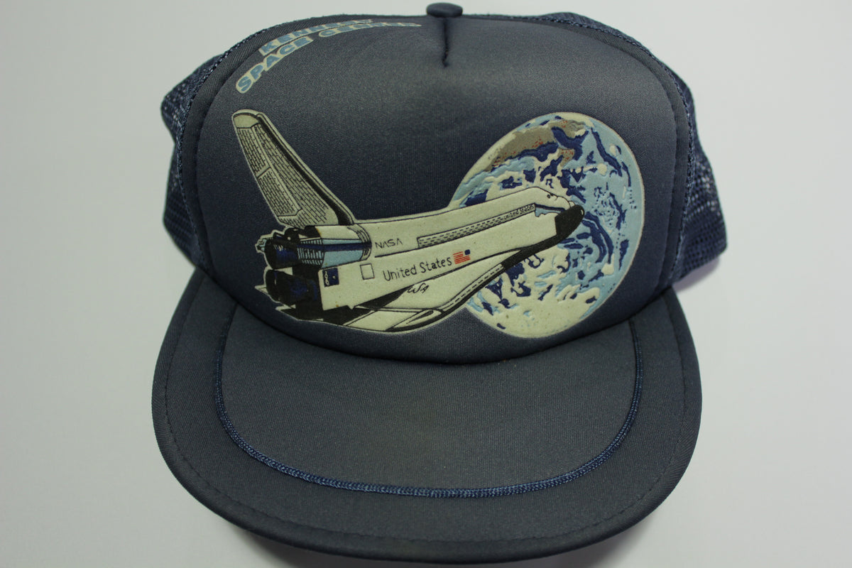 Kennedy Space Center Space Shuttle Vintage 80s Adjustable Back Snapback Hat