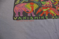 Susan Costello Imagimals Vanishing Animals Vintage 1989 80s Art Deco T-Shirt