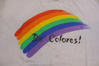 Joan Baez De Colores! Vintage 80's Single Stitch Mexico USA T-Shirt