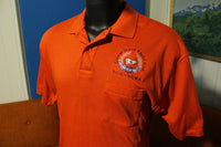 Clover Island Yacht Club Tri-Cities WA Vintage Made In USA Men's Polo Shirt.