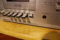 Soundesign Silver Face TX-497 Cassette Deck for Parts or Repair Only 1980