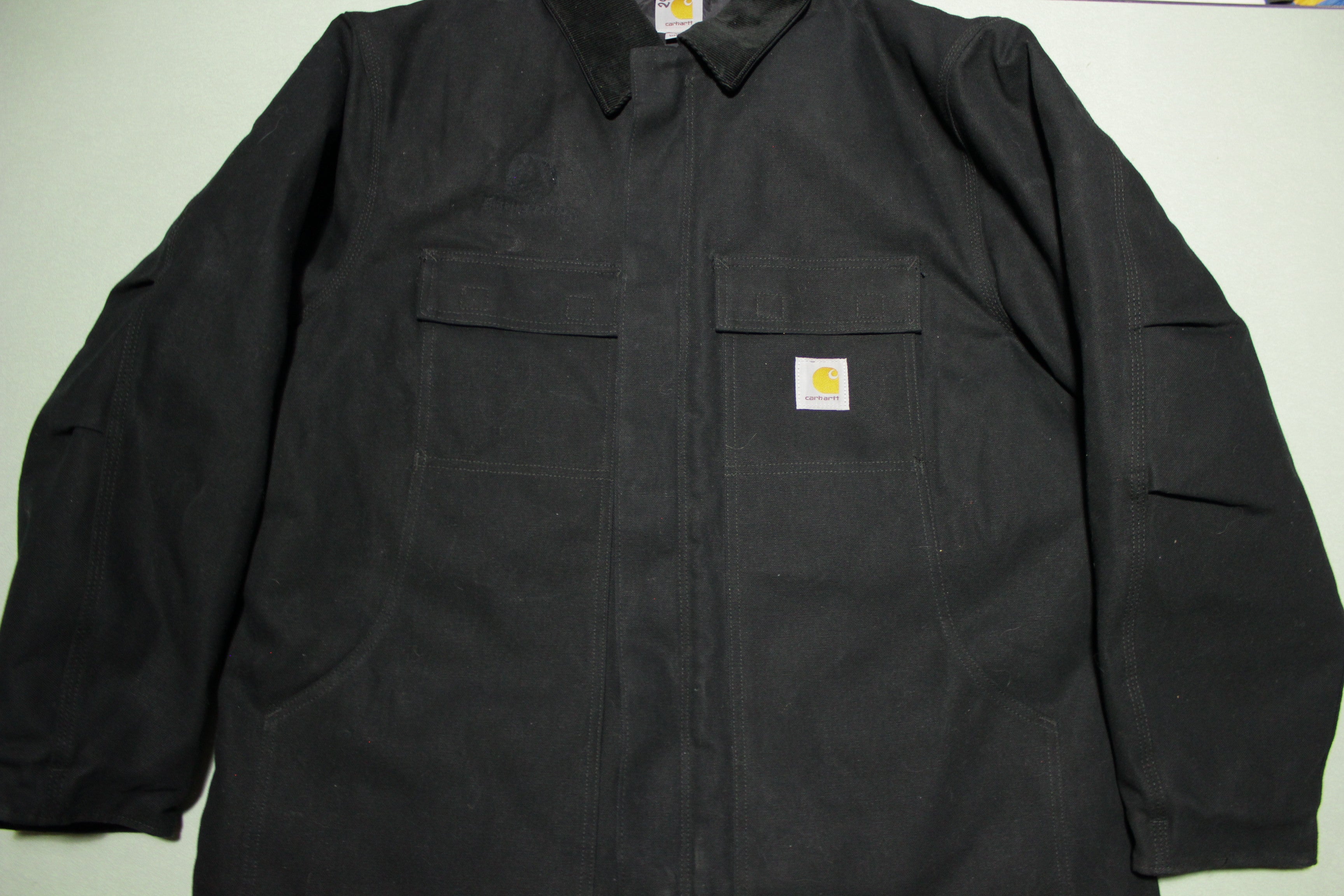 Carhartt C003 BLK Deadstock Arctic Quilt Lined Duck Traditional Work C thefuzzyfelt