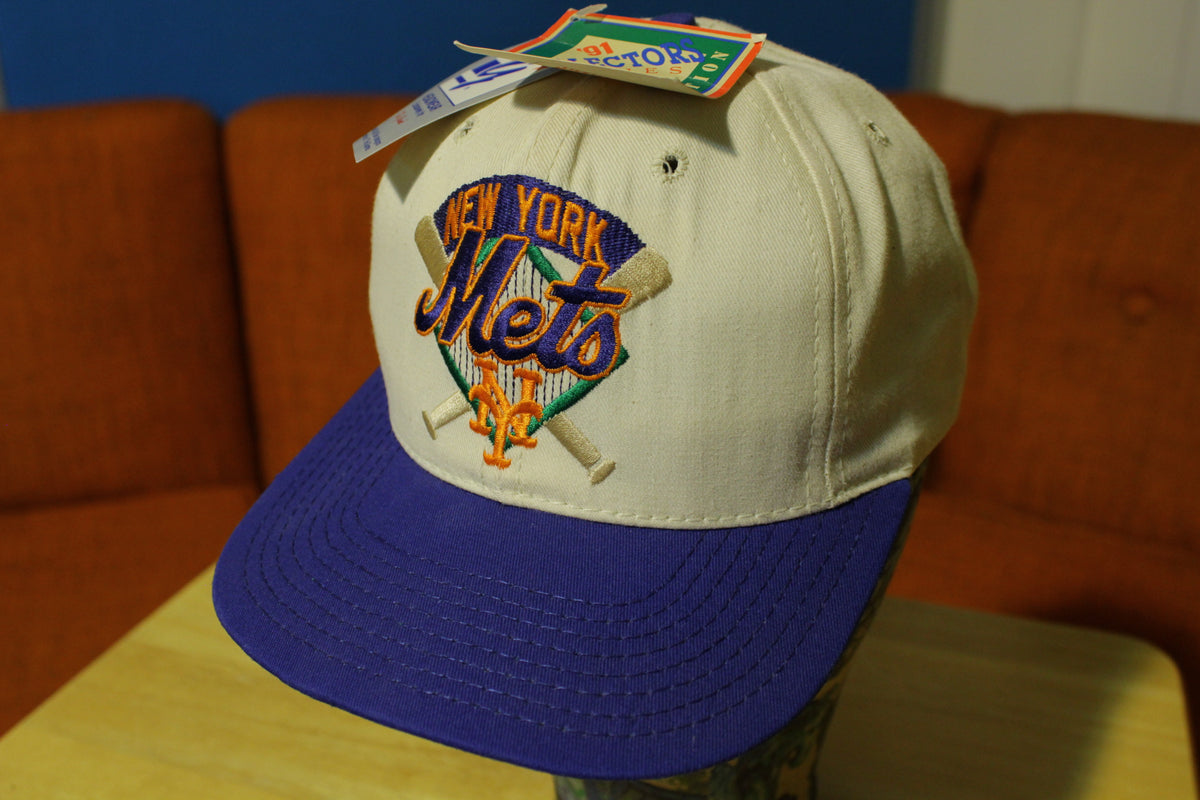 NY Mets The Game 1991 Vintage Glued Tag Collectors Hat NWT 90's Limited Edition