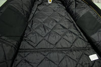 Carhartt C003 BLK Deadstock Arctic Quilt Lined Duck Traditional Work Chore Jacket