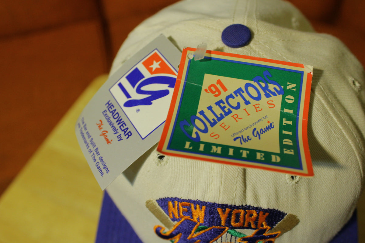 NY Mets The Game 1991 Vintage Glued Tag Collectors Hat NWT 90's