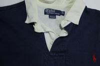 Ralph Lauren Vintage 90's Rugby Polo Long Sleeve Shirt