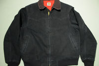 Carhartt Vintage Quilt Lined Santa Fe Western Black 80s 90s Work Jacket