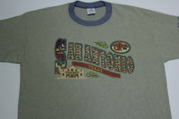 San Antonio Texas Vintage Striped Southwestern 90's Cal Cru Made in USA Tourist T-Shirt
