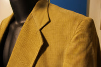 Haggar Vintage 70's Corduroy Blazer. Western Suit Jacket. Tan USA Made.
