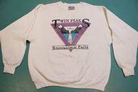 Twin Peaks 1990 Vintage Snoqualmie Falls Hanes USA Lynch 90's Crewneck Sweatshirt
