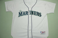 Seattle Mariners Blank Vintage 90's Russell Made in USA Button Up Jersey