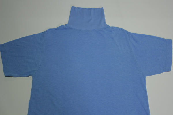 Sportivo Continental Knit Vintage 60's Turtle Neck Short Sleeve Single Stitch T-Shirt