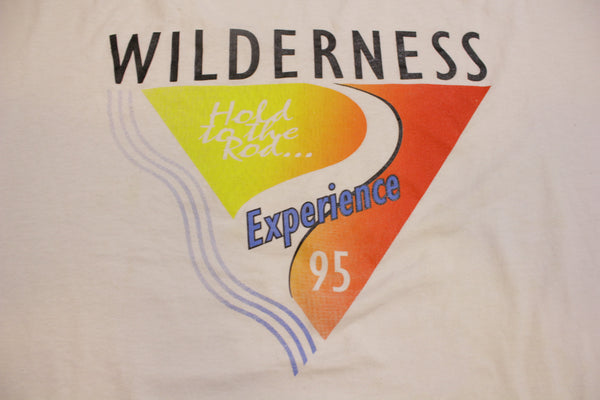 Wilderness Hold to The Road Experience 1995 Vintage 90's Single Stitch T-Shirt