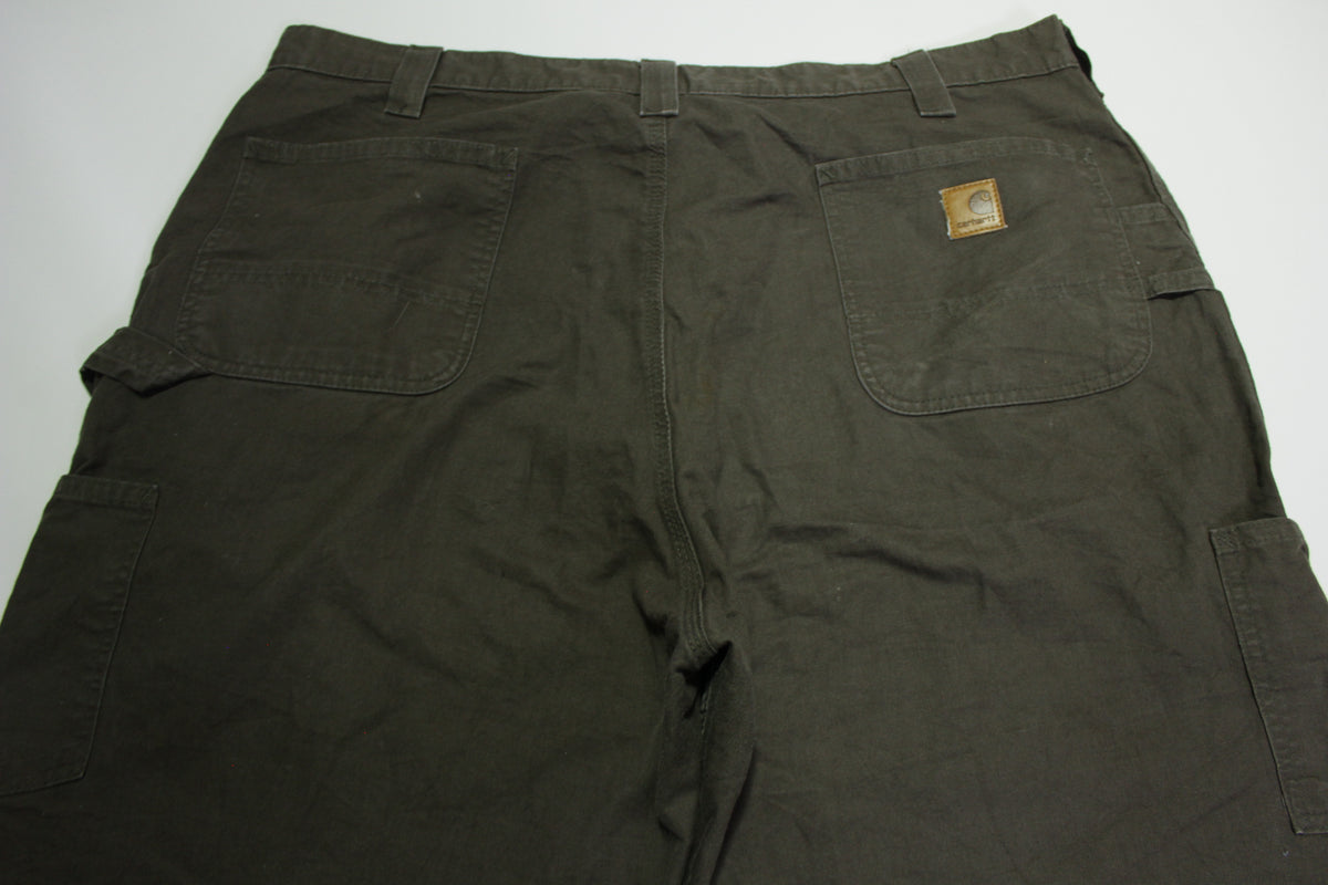 Carhartt B151 LBR Dungaree Fit Duck Wash Utility Pocket Work Construction Pants