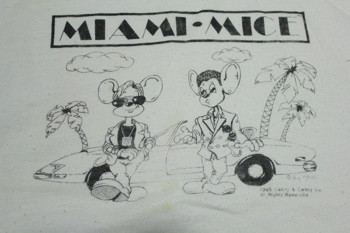 Miami Mice 1985 Vintage 80's Movie Promo Don Johnson Crewneck Sweatshirt