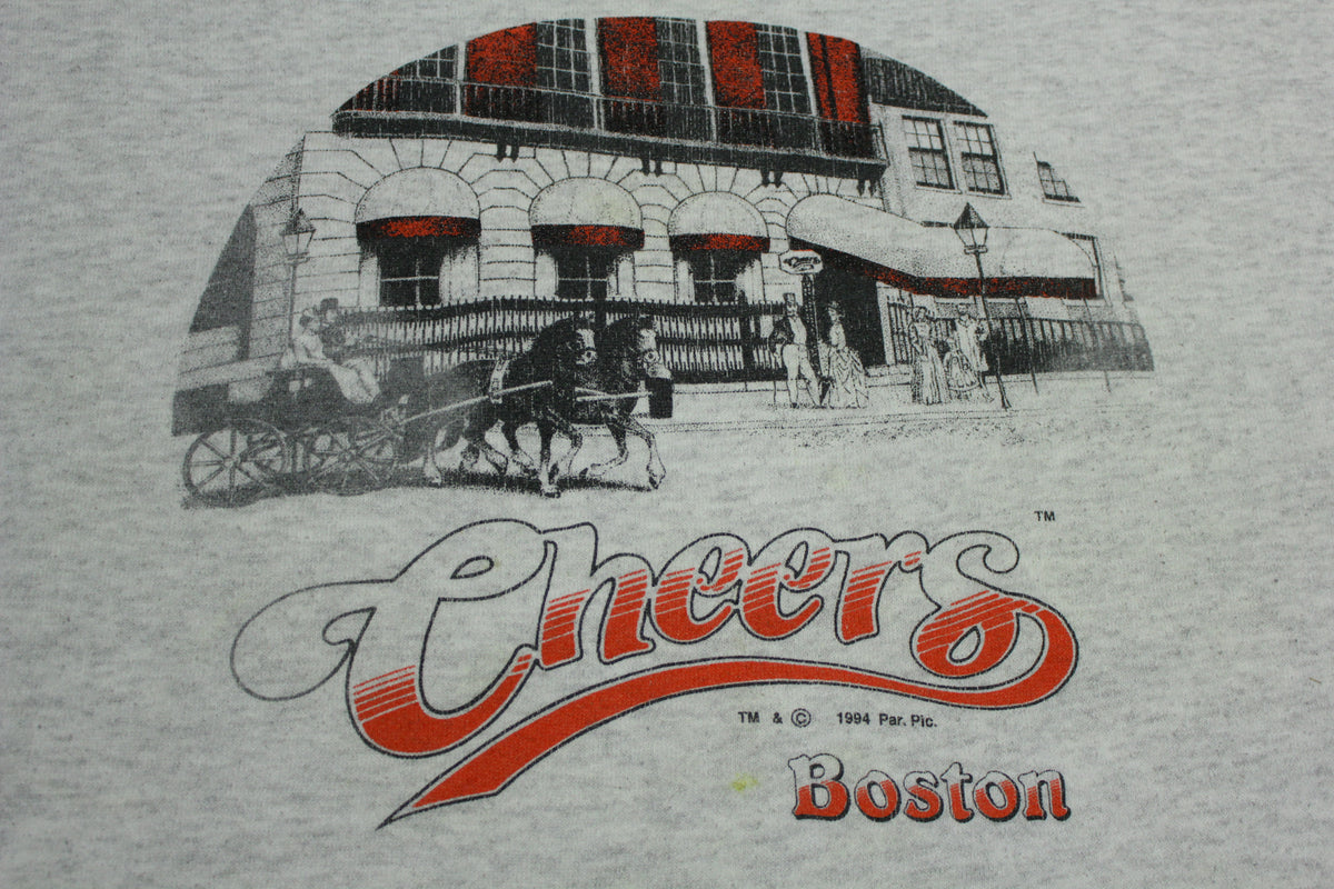 Cheers Boston 1994 Vintage 90's Lee Movie Promo Ted Danson Crewneck Sweatshirt