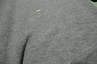 Army Heathered Gray Big Spellout Vintage 90's Russell Crewneck Hoodie Sweatshirt