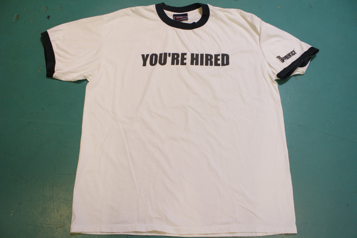 You're Hired The Apprentice Donald Trump 2004 NBC Store Promo T-Shirt