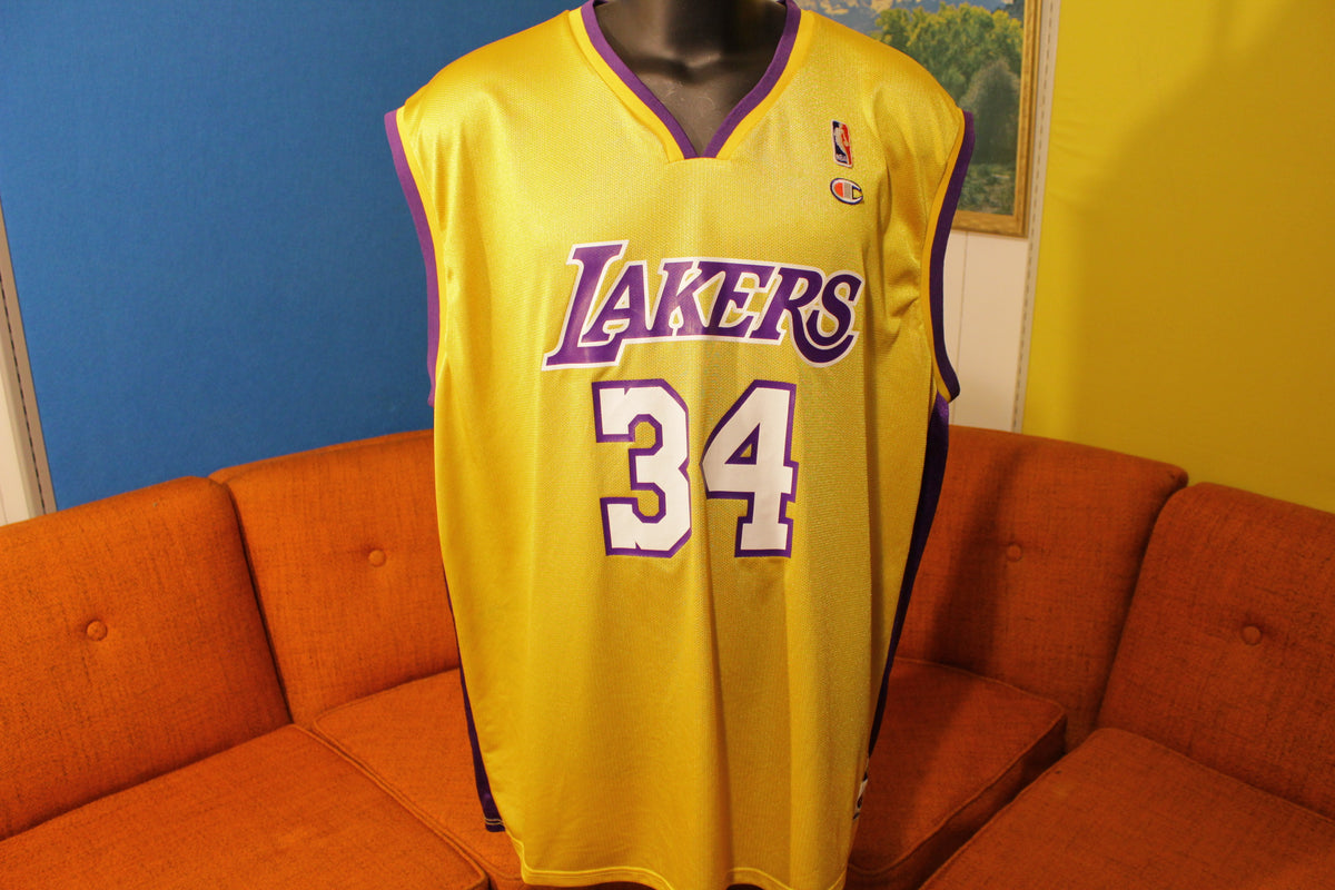 Vintage Reebok LA Lakers Shaquille O'neal Basketball Jersey - XXL