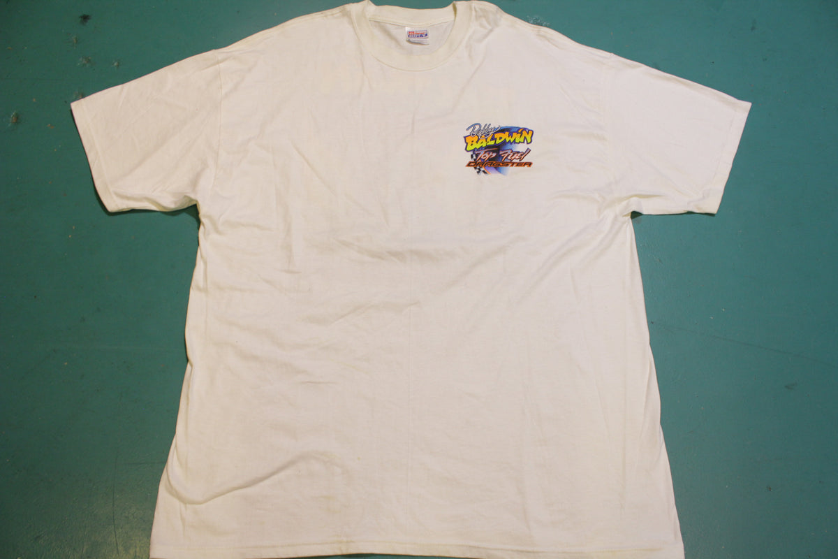 Bobby Baldwin Vintage 2001 Top Fuel Dragster Drag Racing T-Shirt