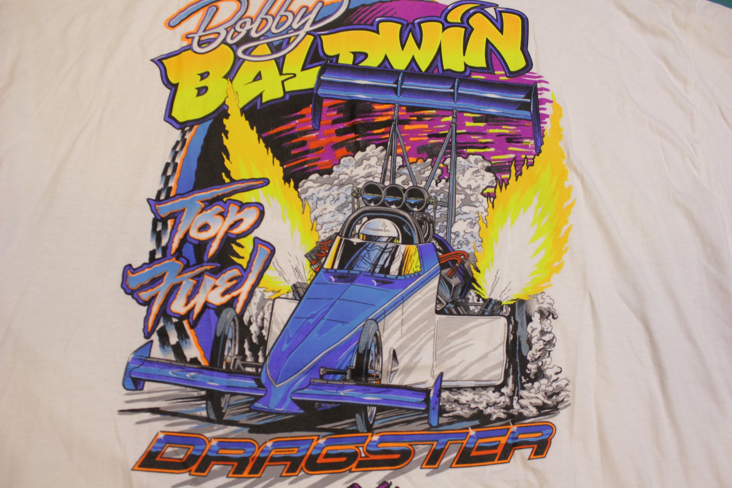 Bobby Baldwin Vintage 2001 Top Fuel Dragster Drag Racing T-Shirt ...