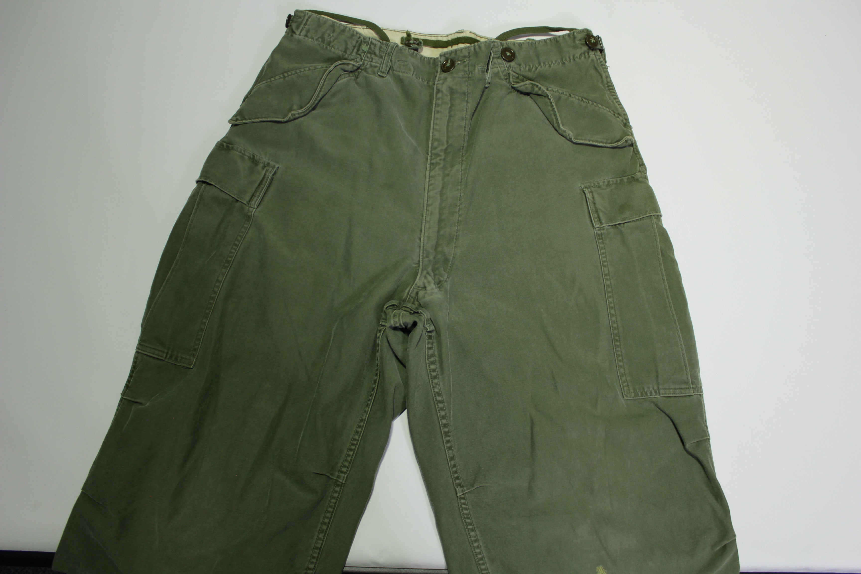 M-65 OG-107 Vintage 60's Vietnam Era Cargo Military Army Field