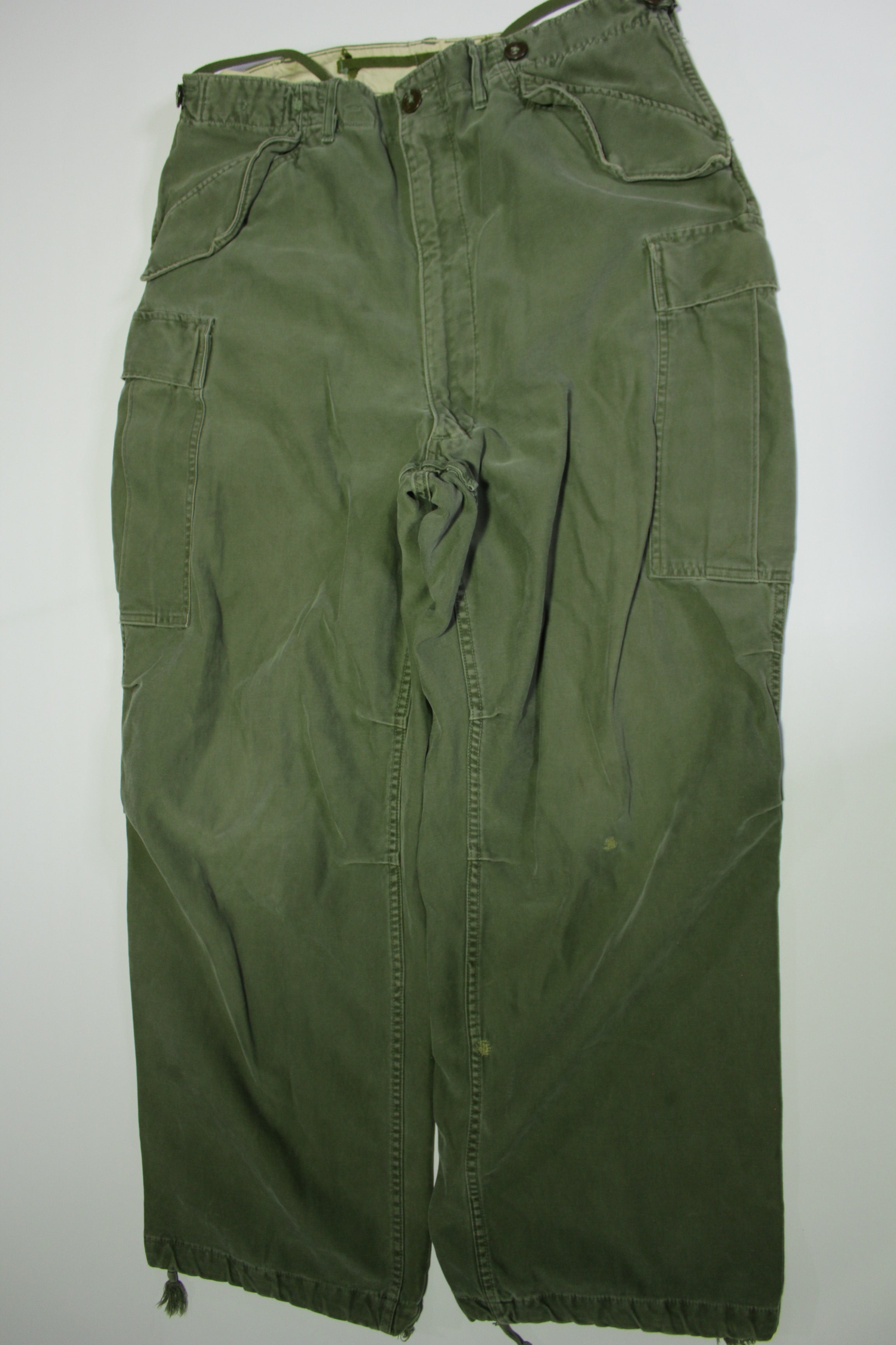 M-65 OG-107 Vintage 60's Vietnam Era Cargo Military Army Field