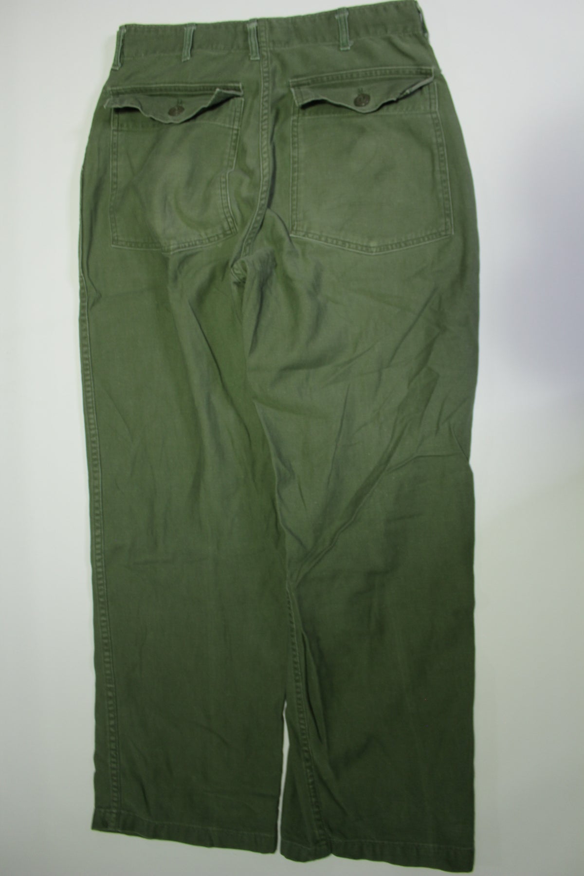 OG-107 Back Flap Pocket Vintage 70's Vietnam Era Cargo Military Army Field Trousrers Pants