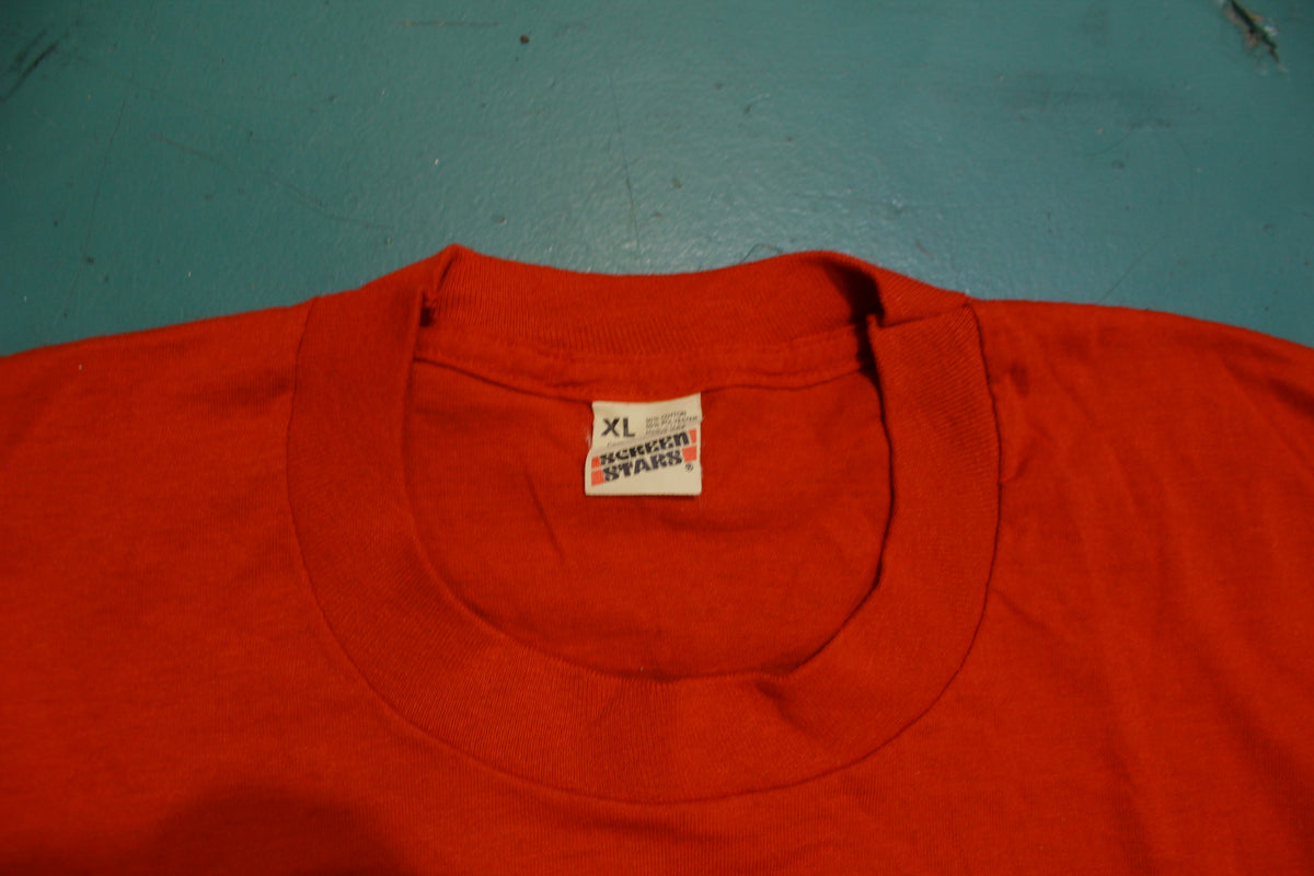 I'm The Ticket Enjoy Coke Vintage Red 80's Screen Stars Single Stitch T-Shirt
