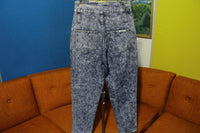 Gazoz High Waisted 15" Rise 80's 7 Button Fly USA Women's Acid Washed Jeans