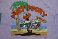 Just Ducky Vintage Major Motion 80's Screen Stars Single Stitch Ringer T-Shirt