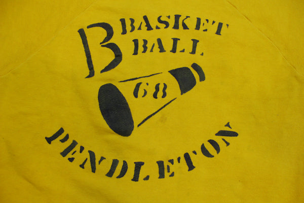 Pendleton Basketball 1968 Vintage Brent 60's Montgomery Ward Short Sleeve Sweatshirt