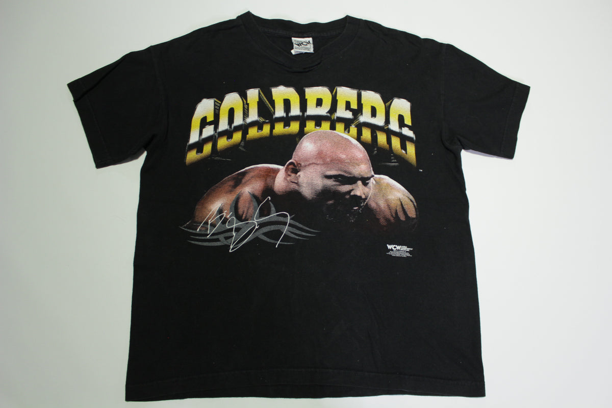 Bill Goldberg WCW Fear The Spear Vintage 90's Distressed 1998 Wrestling T-Shirt