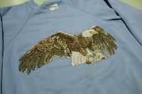 Bald Eagle Needle Point Vintage 80's Crewneck Hanes USA Sweatshirt